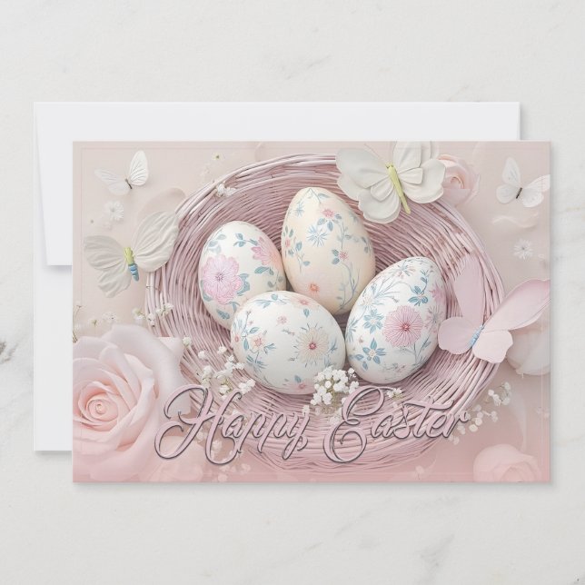 Gentle Easter Joy with Floral Motif (Front)