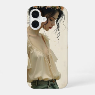 Gentle Elegance in a Butterfly Dance iPhone 16 Case