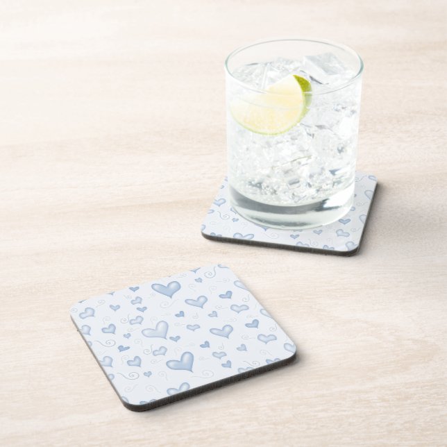 Gentle Elegant Hearts Coaster (Right Side)