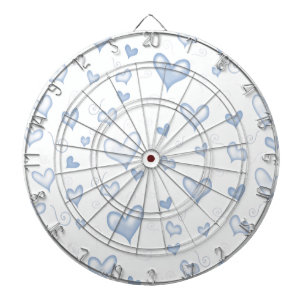 Gentle Elegant Hearts Dartboard