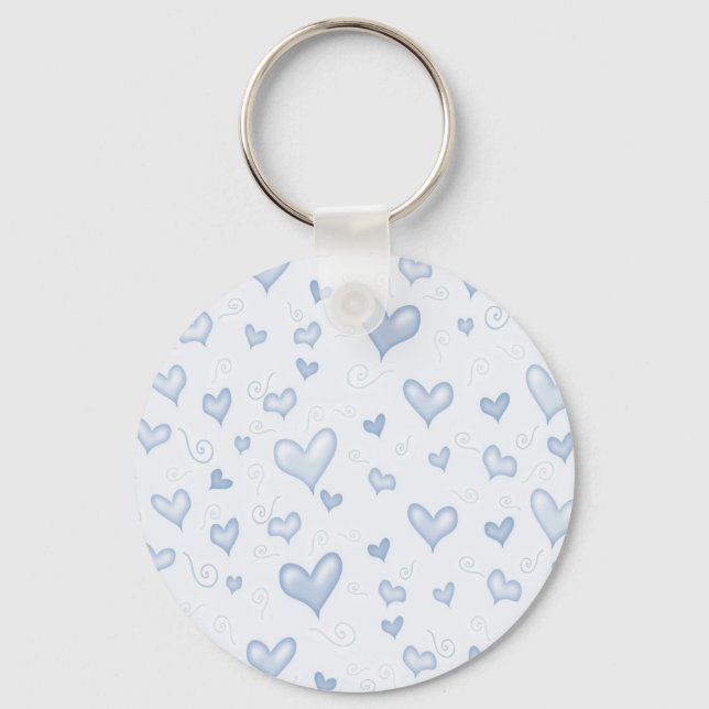 Gentle Elegant Hearts Key Ring (Front)