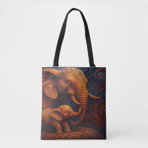 Gentle Elephants Tote Bag