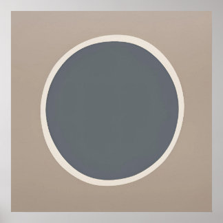 Gentle Ellipse Art - Echoing Shape Across Canvas Poster