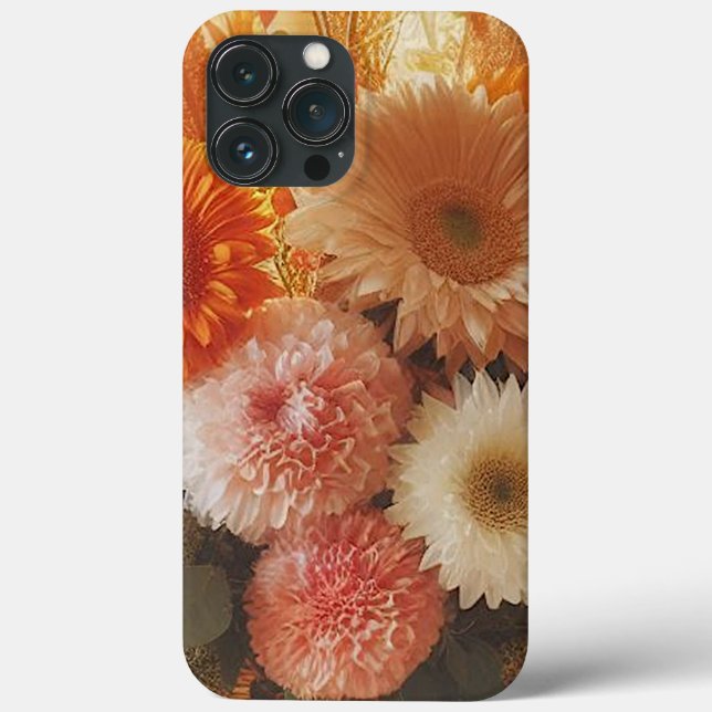 Gentle Fall Flowers Phone Case (Back)