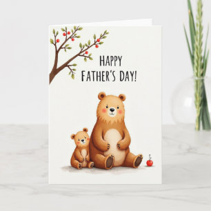Gentle Fathers Day Bears Card