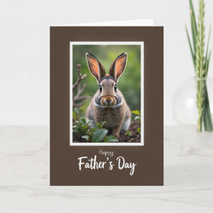 Gentle Fathers Day Bunny Card
