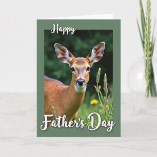 Gentle Fathers Day Deer Card