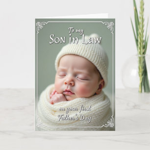 Gentle Fathers Day Newborn Card
