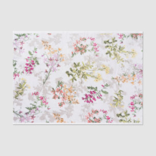 Gentle floral pattern tissue paper