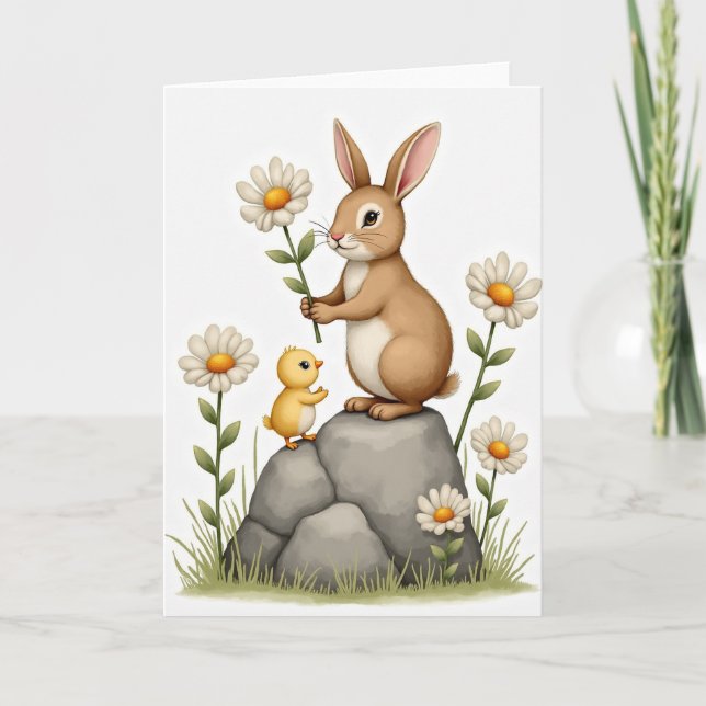 Gentle Friends Flower Card (Front)