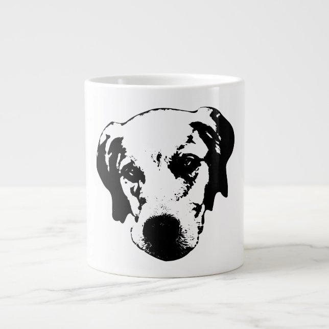 Gentle Gaze for Early-Leaf Mornings Large Coffee Mug (Front)