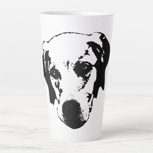 Gentle Gaze for Early-Leaf Mornings Latte Mug (Front)