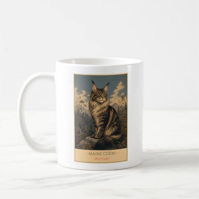 Gentle Giant: Maine Coon Coffee Mug (Left)