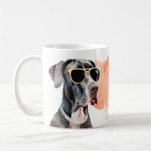 Gentle Giant Watercolor Great Dane Mug