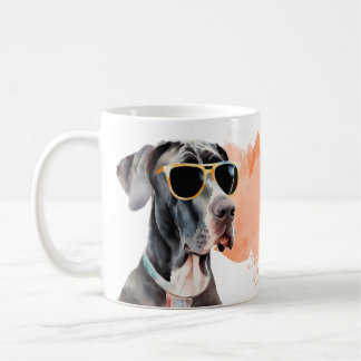 Gentle Giant Watercolor Great Dane Mug