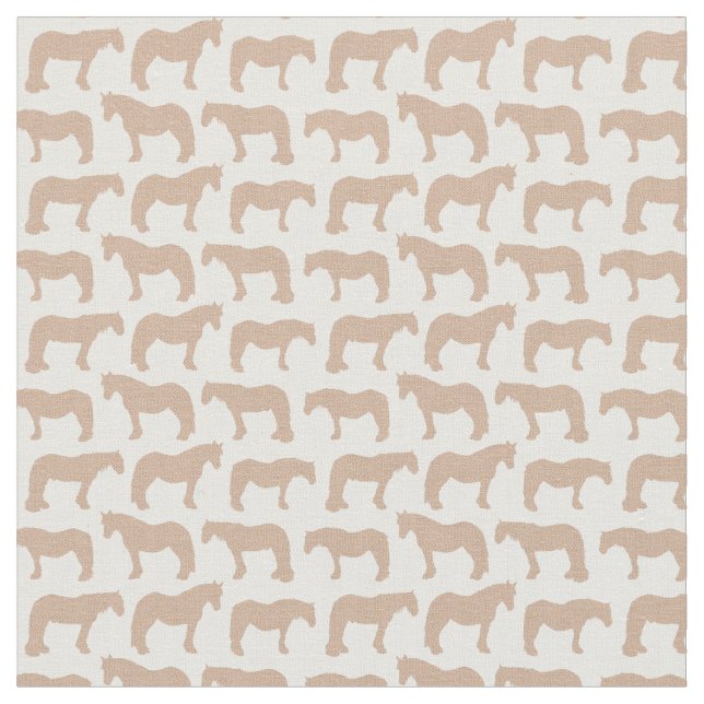Gentle Giants Fabric (customisable horse colour) (Close Up)