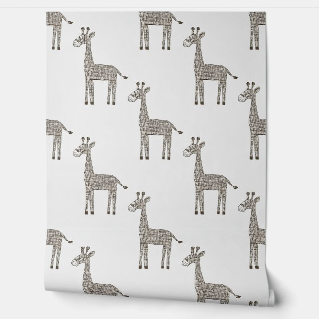 Gentle Giraffes Wallpaper (Unrolling)