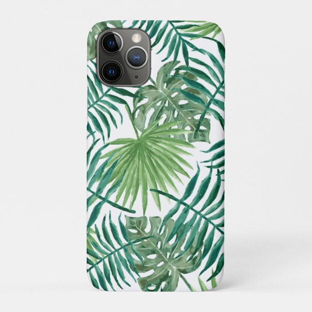 Gentle green leaves Case-Mate iPhone case (Back)