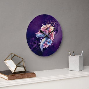 Gentle Guardian Dragon.  Large Clock