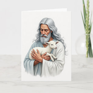 Gentle Guardian Lamb Art Card