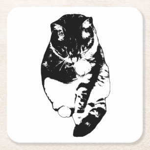 Gentle Hearth Ease Square Paper Coaster