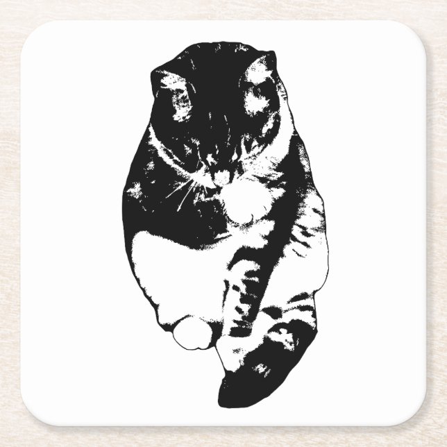 Gentle Hearth Ease Square Paper Coaster (Front)