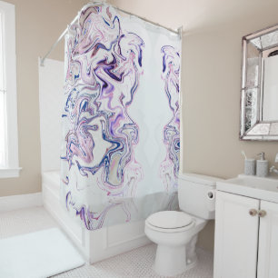 Gentle Lavender Serenity Splash Shower Curtain