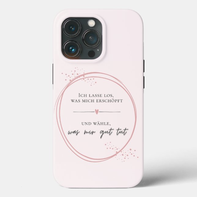 Gentle Letting Go Affirmation Case-Mate iPhone Case (Back)