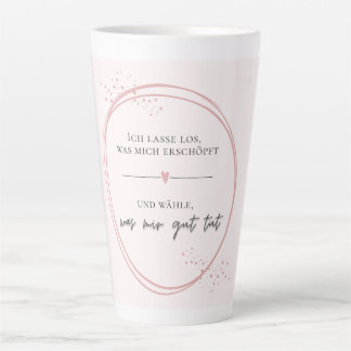 Gentle Letting Go Affirmation Latte Mug