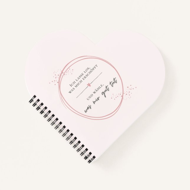 Gentle Letting Go Affirmation Notebook (Front)