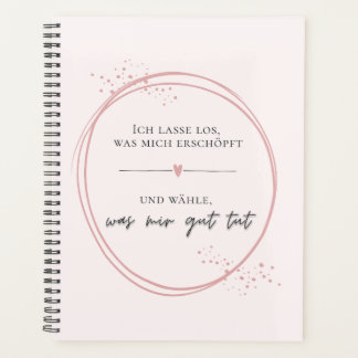Gentle Letting Go Affirmation Planner