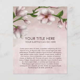 Gentle Magnolia Flower Branch Flyer