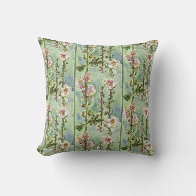Gentle Mallow by Alexandra Cook Cushion (Front)