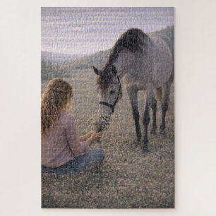Gentle Meadow   Horse Art   Puzzle