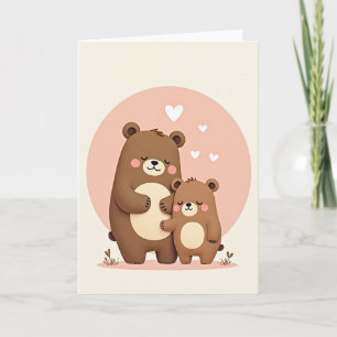 Gentle Mothers Day Bears Card
