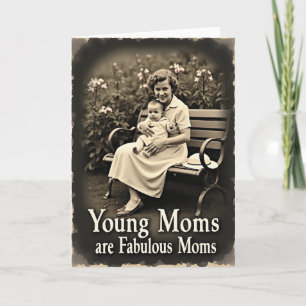 Gentle Mothers Day Portrait Card