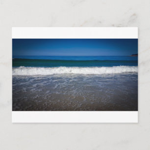 Gentle Ocean Wave on Shore Calming Seascape Postcard