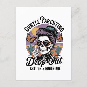 Gentle Parenting Drop‑Out Est. This Morning Holiday Postcard