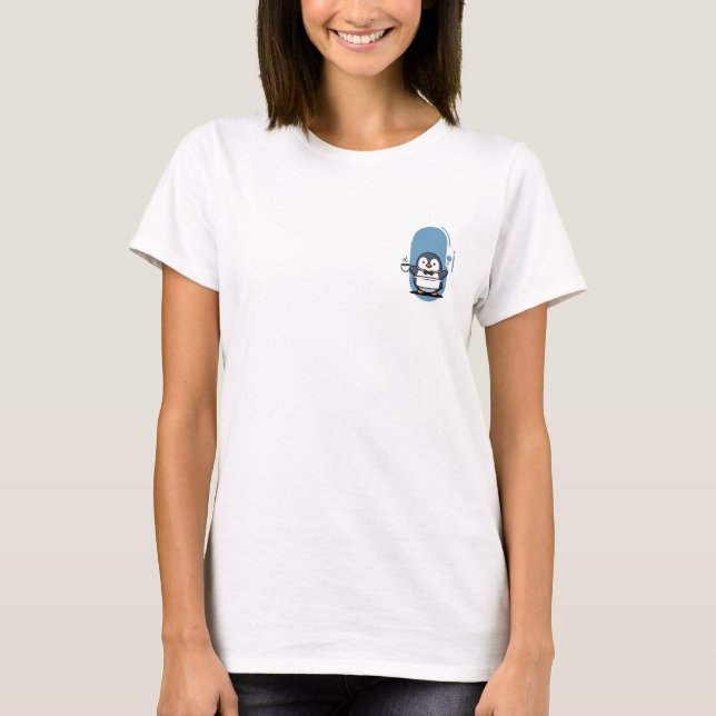 Gentle Penguin Server T-Shirt (Front)