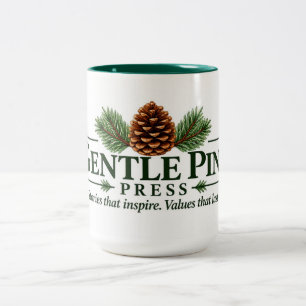 Gentle Pine Press Logo Two-Tone Mug