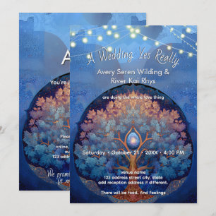 Gentle Radiance   Tree of Life B&B Invitation