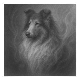 Gentle Soul — Collie Portrait by GeoWild Designs Photo Print