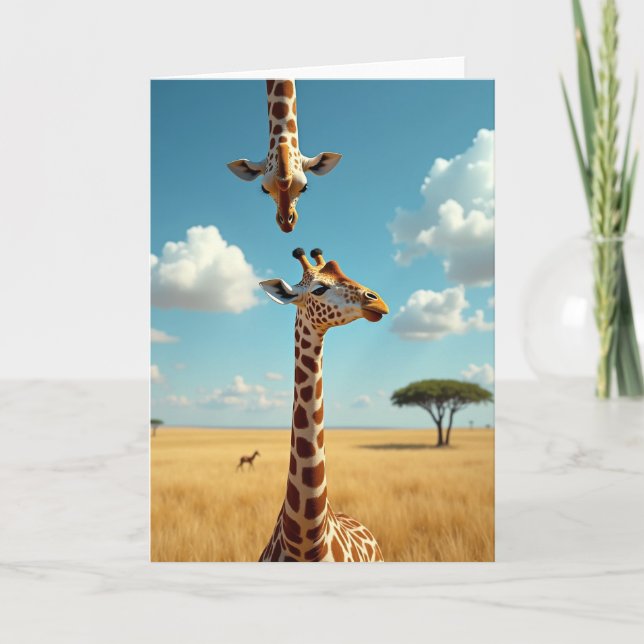 Gentle Spotted Birthday Card (Front)