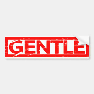 Gentle Stamp Bumper Sticker