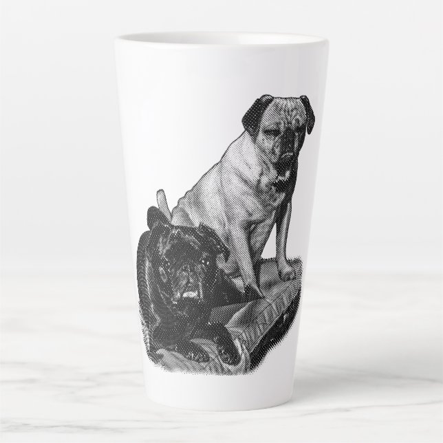 Gentle Start, Joyful Duo Latte Mug (Front)