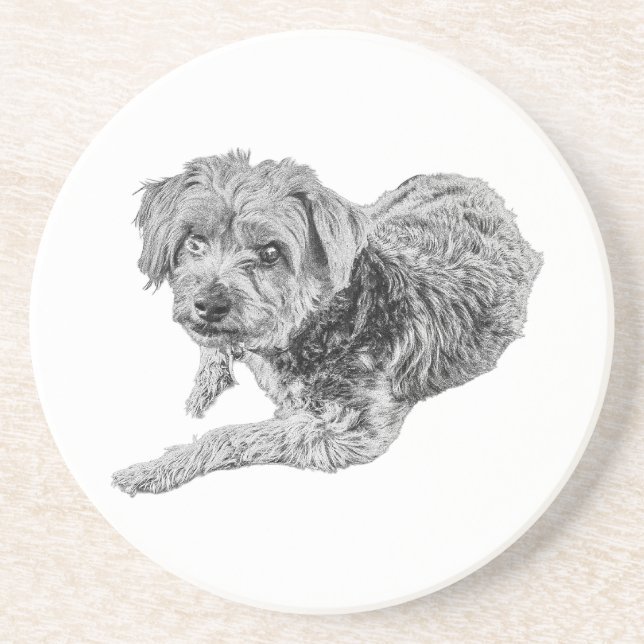 Gentle Strokes of Loyalty  Coaster (Front)