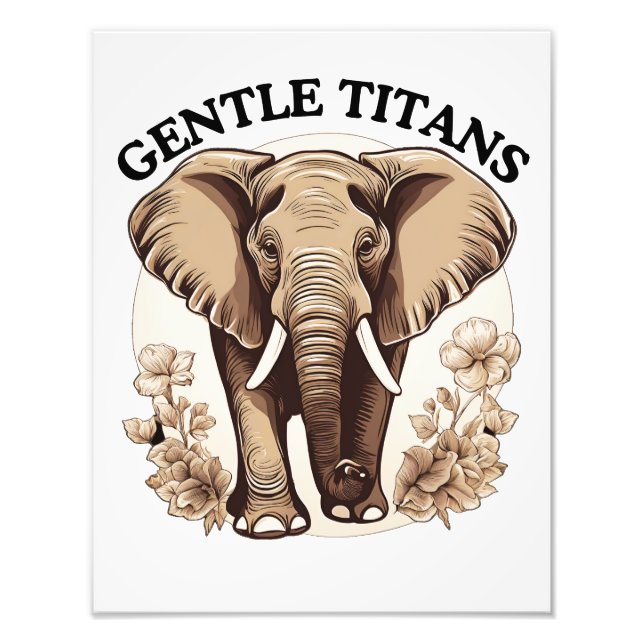 Gentle Titans Photo Print (Front)