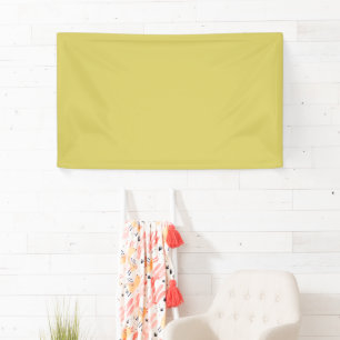 Gentle Warm Yellow Banner