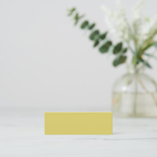 Gentle Warm Yellow Business Card