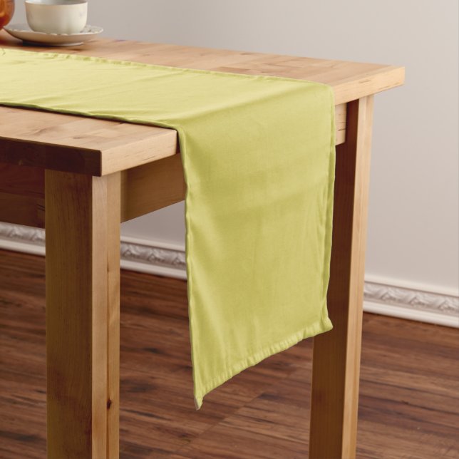 Gentle Warm Yellow Table Runner (In Situ)